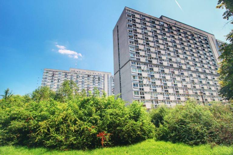 Communist buildings Warsaw_wide