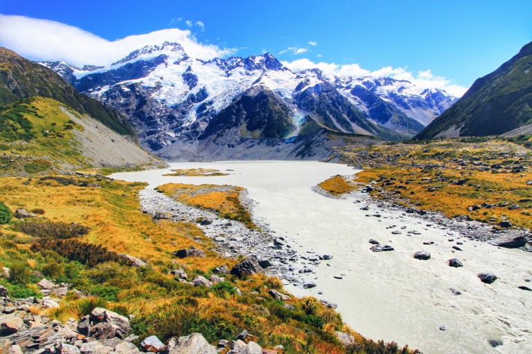 Mueller Lake_Hooker Valley_New Zealand_1