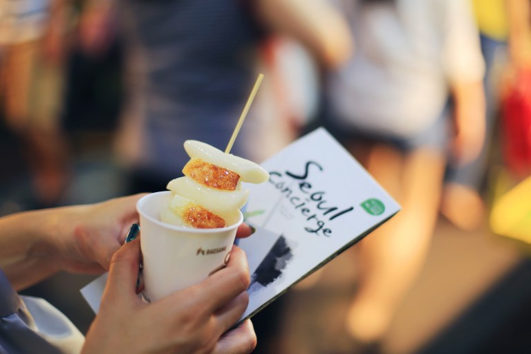 Myeong-dong Street Food Seoul South Korea_2