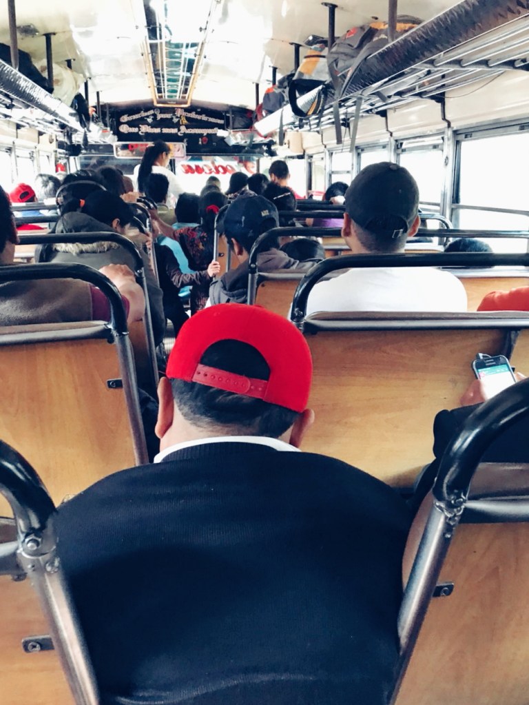 Chicken Buses in Guatemala