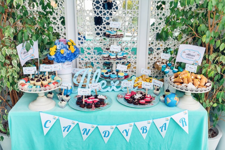 Travel Theme Baptism Party_17