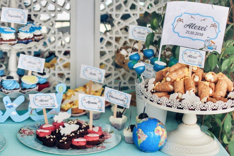 Travel Theme Baptism Party_35