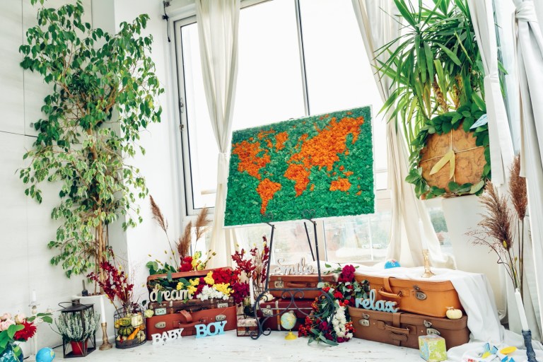 Travel Theme Baptism Party_9