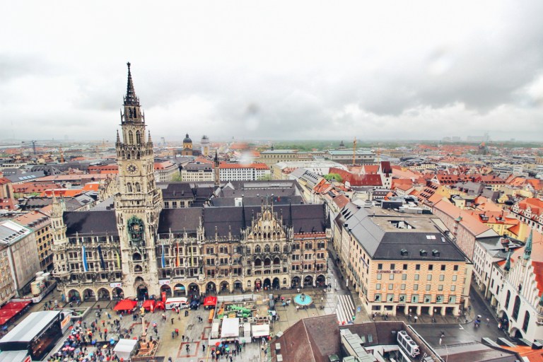 Munchen Seen from St Peter Church
