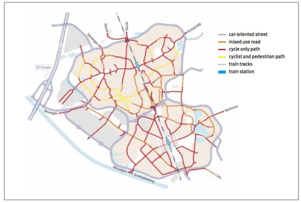 Harta drumuri Houten